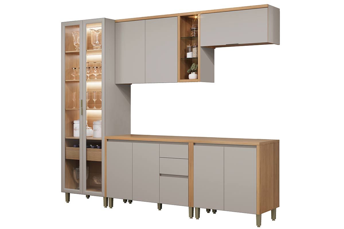 Cozinha Completa Linea Brasil 5 Peças Allure CP23