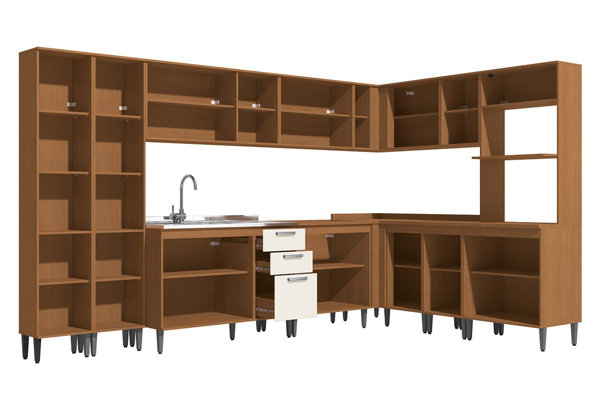 Cozinha Completa Kappesberg 14 Peças Linna C14P12