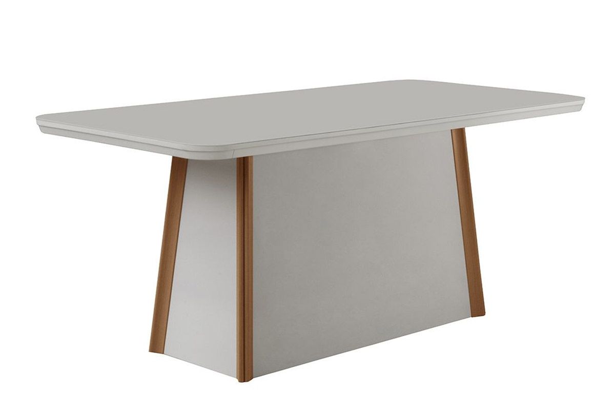 Sala Jantar Mesa Tilia Curvo 180cm + 6 Cadeiras Pietá - Rufato