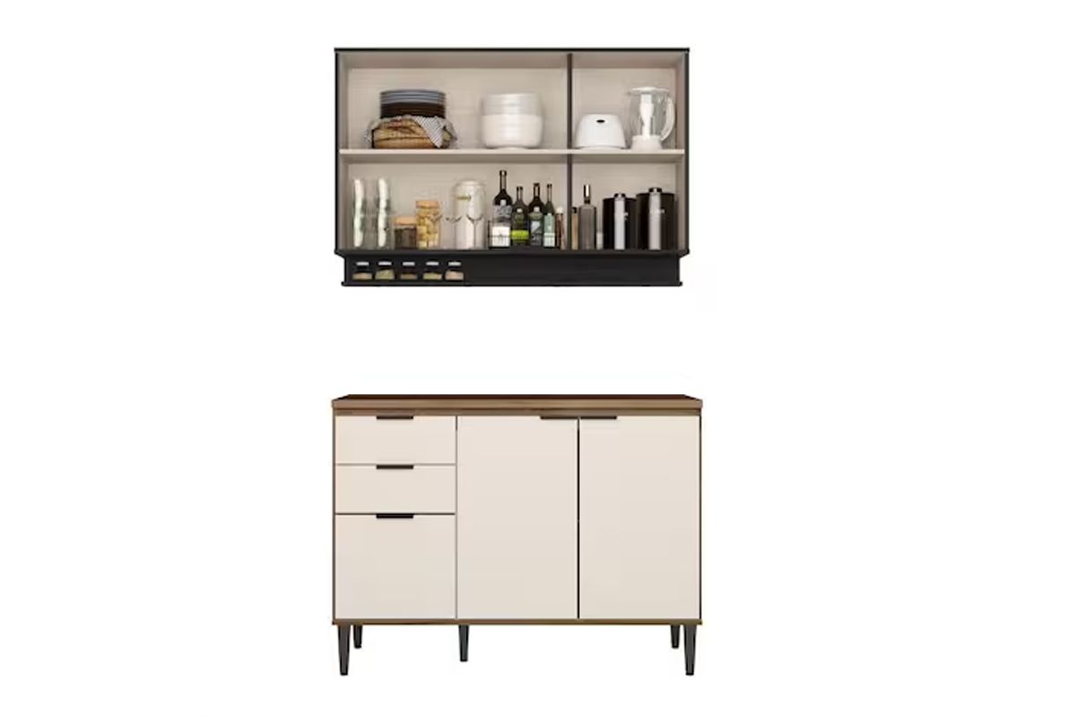 Cozinha Completa Carraro 2 Peças Alpha C2P51