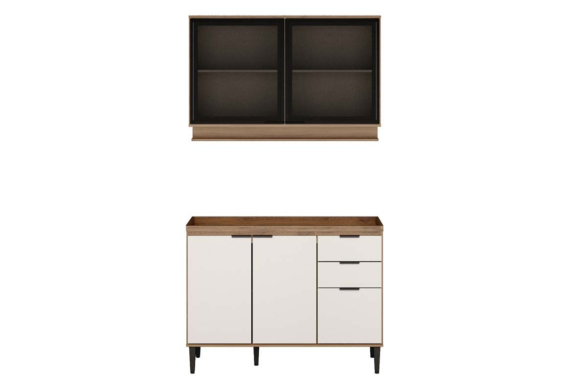 Cozinha Completa Carraro 2 Peças Alpha C2P54