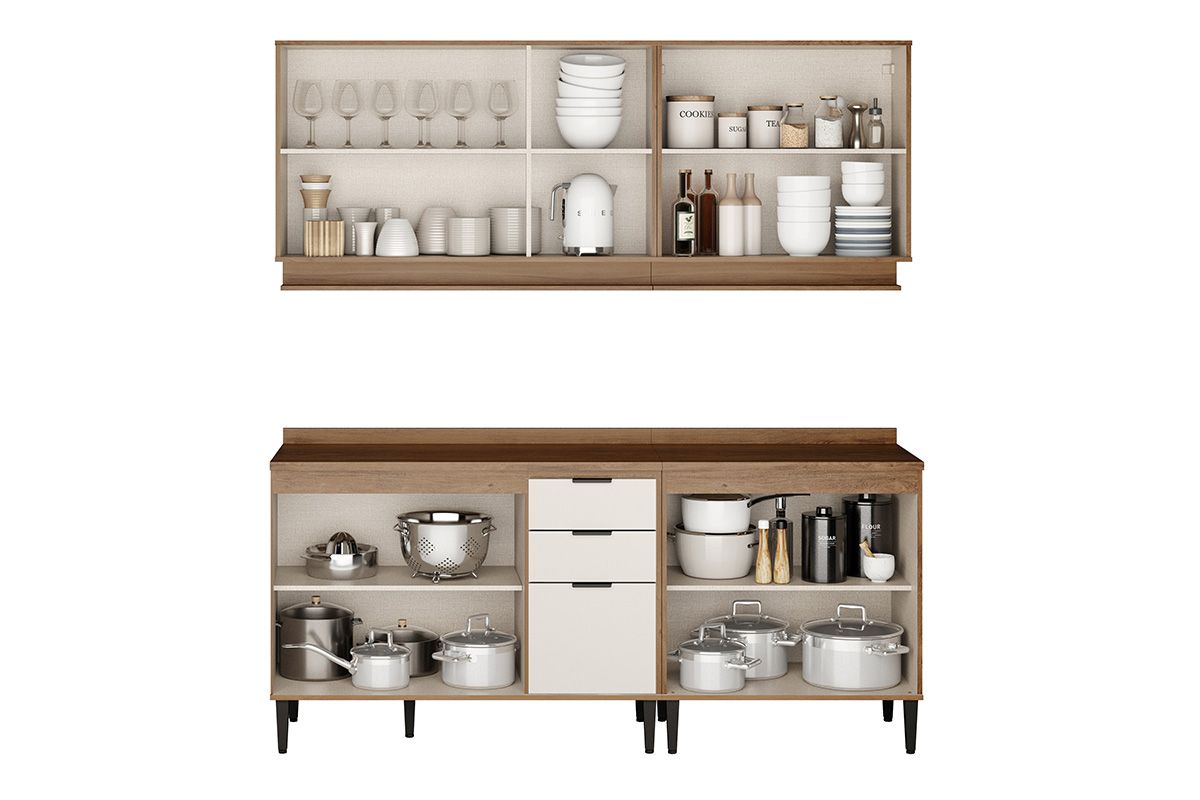 Cozinha Completa Carraro 4 Peças Alpha C4P177