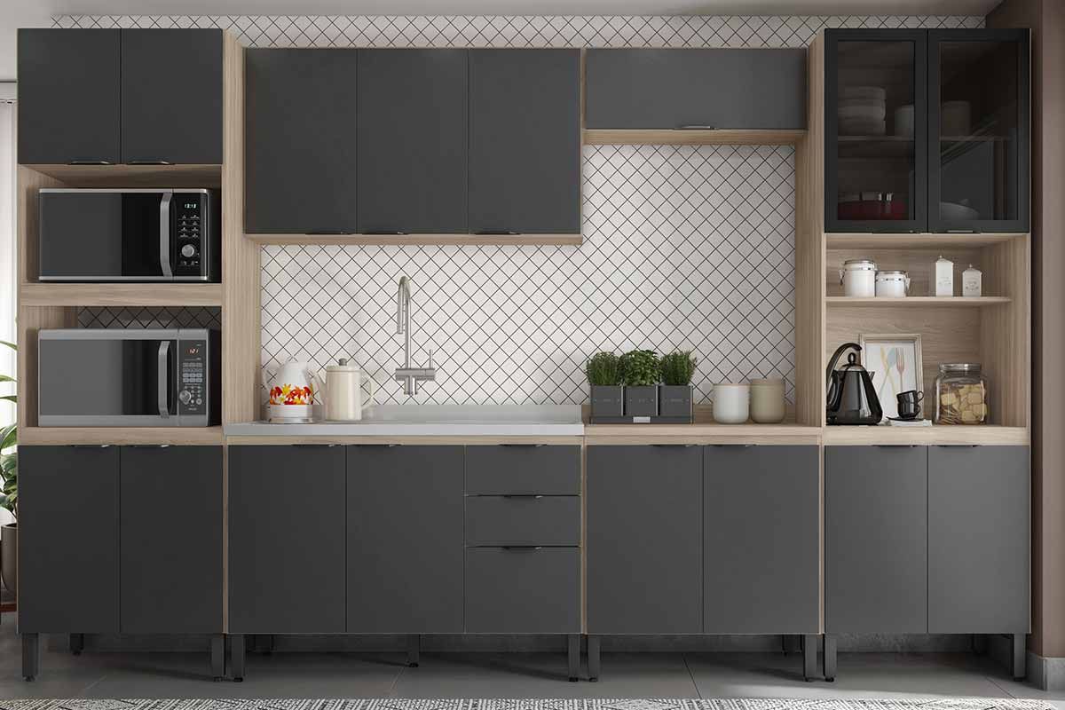 Cozinha Completa Demóbile 6 Peças Firenze C6P127
