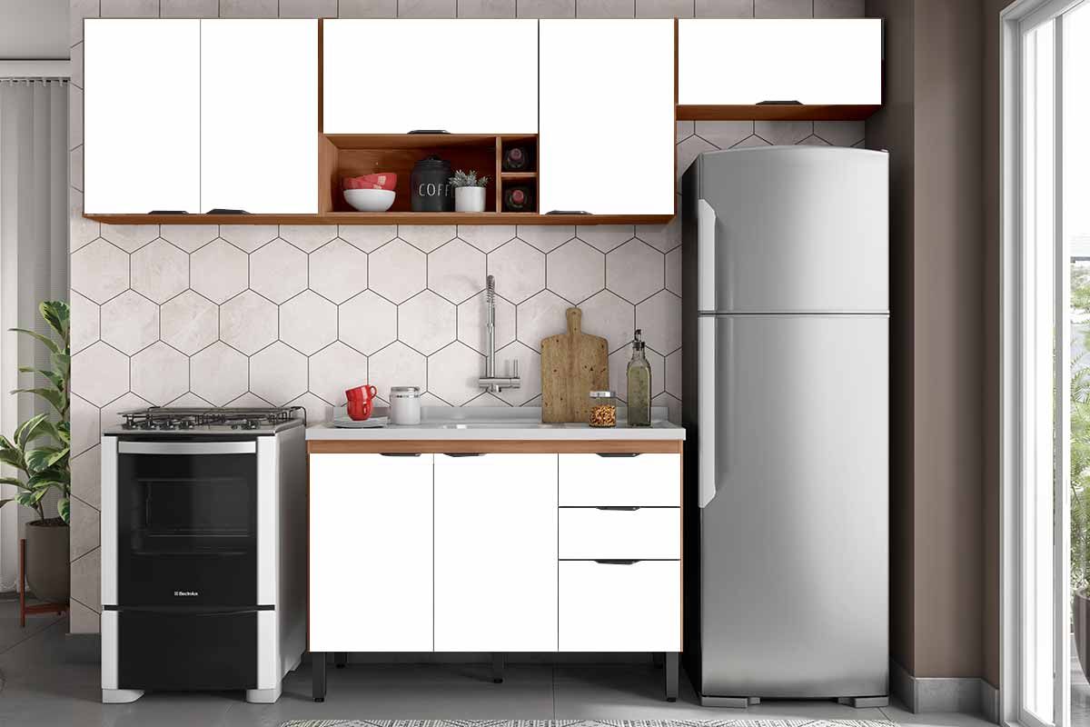 Cozinha Completa Demóbile 4 Peças Firenze C4P253