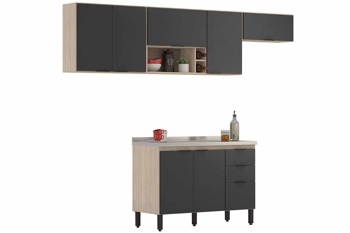 Cozinha Completa Demóbile 4 Peças Firenze C4P253