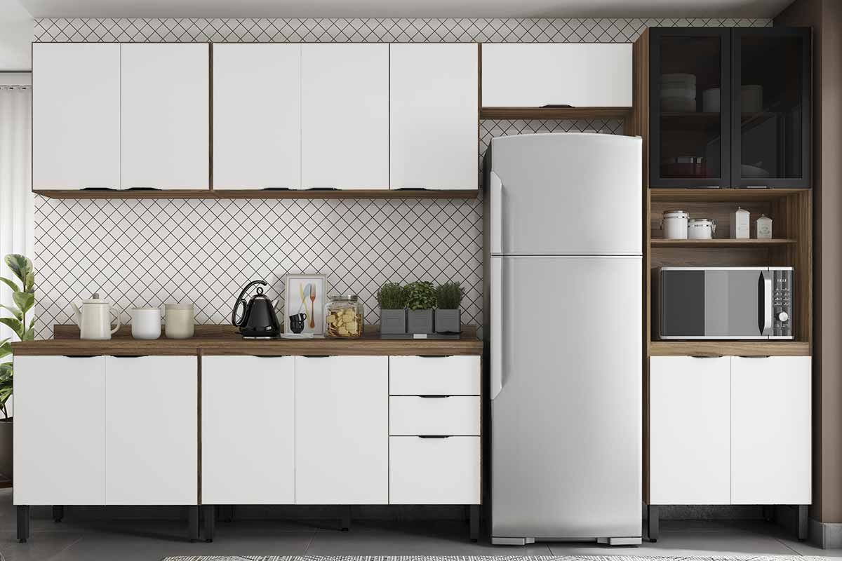 Cozinha Completa Demóbile 6 Peças Firenze C6P128