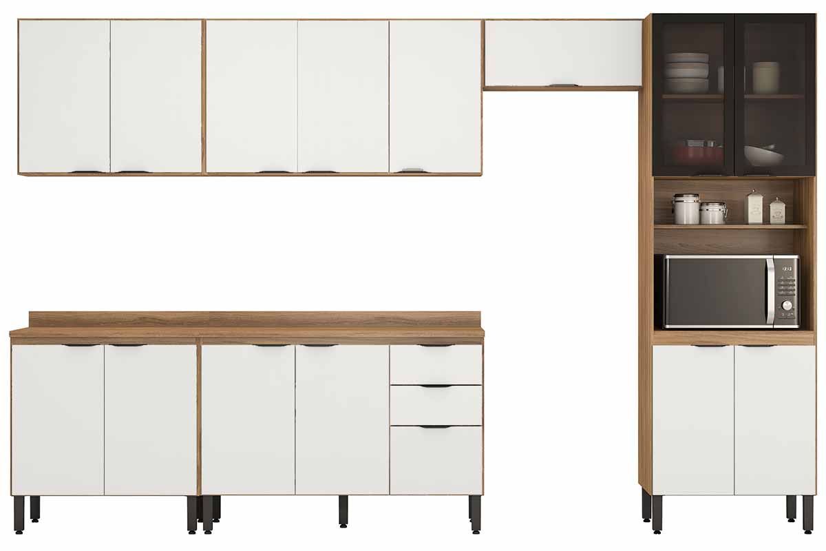 Cozinha Completa Demóbile 6 Peças Firenze C6P128