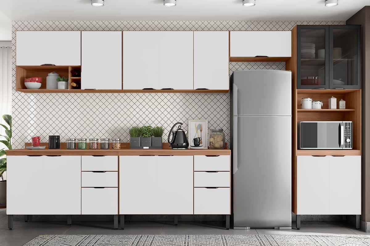 Cozinha Completa Demóbile 6 Peças Firenze C6P129