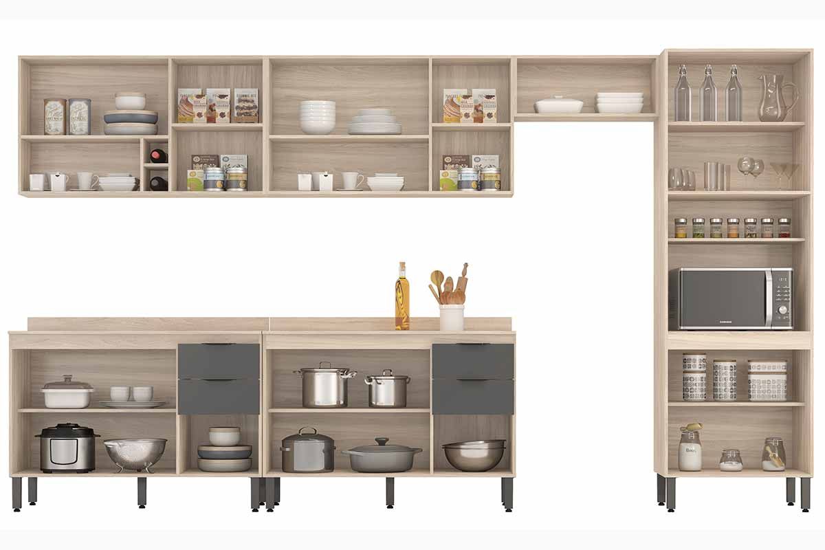 Cozinha Completa Demóbile 6 Peças Firenze C6P129
