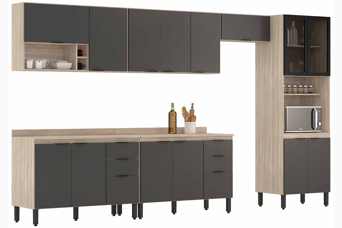 Cozinha Completa Demóbile 6 Peças Firenze C6P129