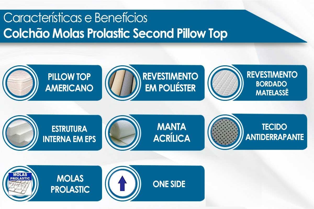 Colchão Molas Prolastic Probel Second Colchão Molas Prolastic Probel Second