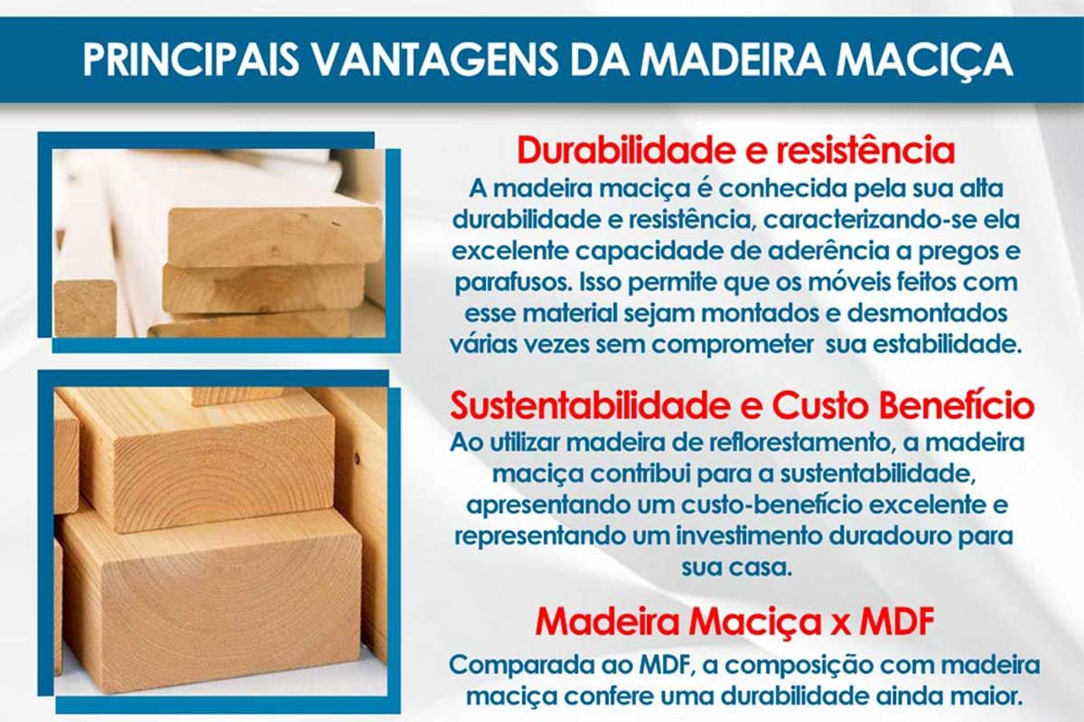 Sala Jantar Mesa Imperatriz Tampo Curvo 180cm+6 Cadeiras Dafne Madeira - Rufato