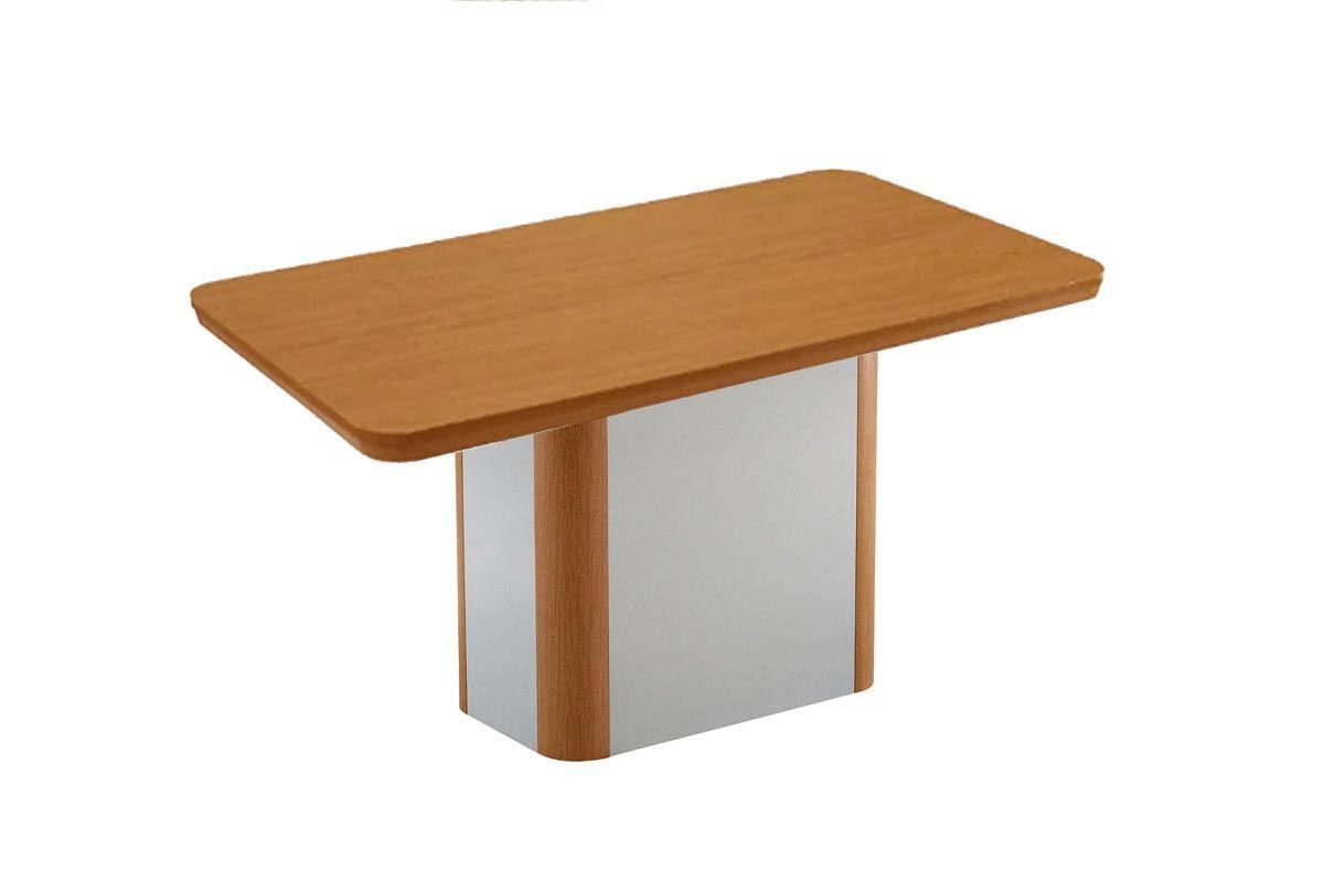 Sala Jantar Mesa Pietá Tampo Curvo 120cm+4 Cadeiras Maldivas Madeira - Rufato