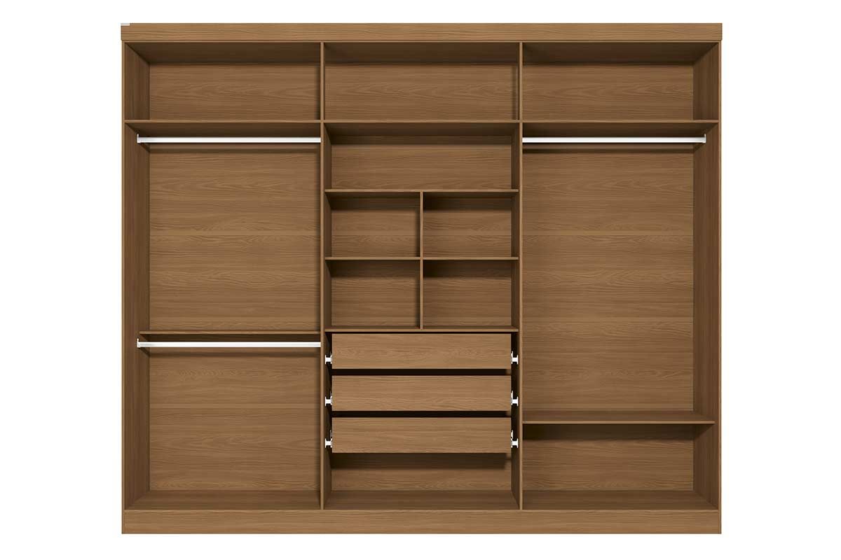 Guarda Roupa Casal 6 Portas e 3 Gavetas T580 Kappesberg