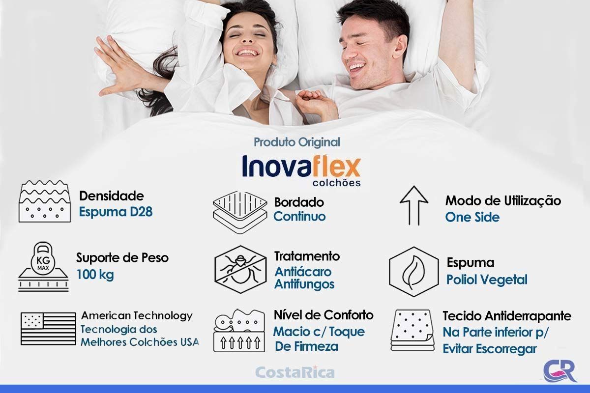 Colchão Ortopédico Inovaflex Comfort Premiun Colchão Ortopédico Inovaflex Comfort Premiun