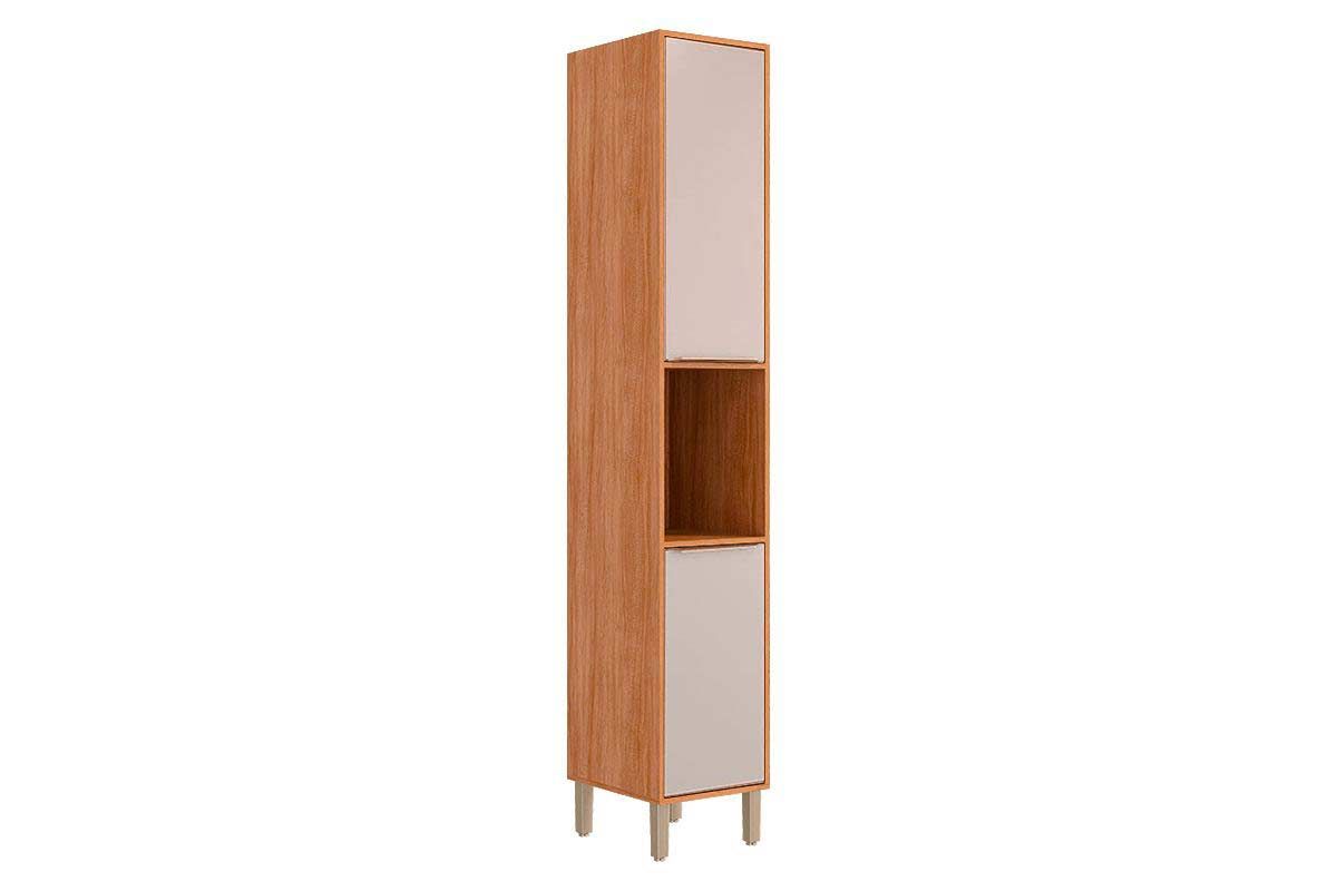 Paneleiro Cozinha MGM Áurea c/2 Portas 37cmCinamomo/Off White Paneleiro Cozinha MGM Áurea c/2 Portas 37cmCinamomo/Off White