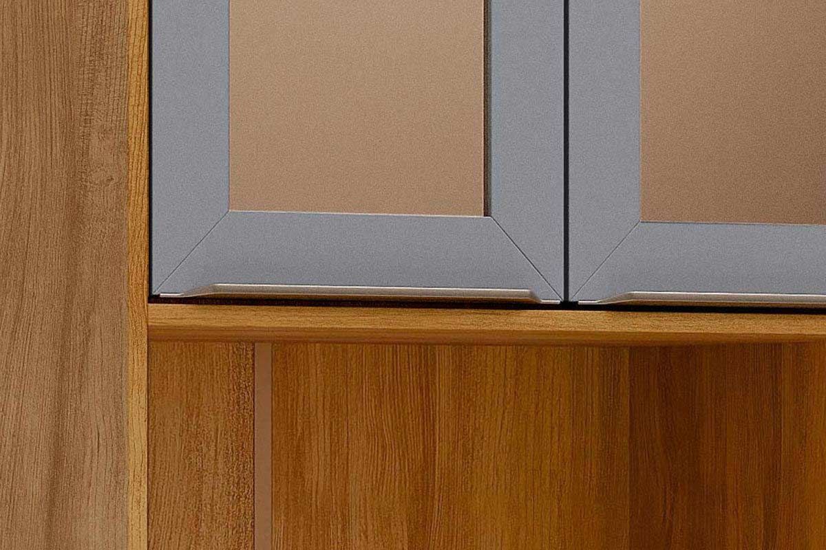 Paneleiro Cozinha MGM Esplêndida c/4 Portas c/Vidro 70cm Paneleiro Cozinha MGM Esplêndida c/4 Portas c/Vidro 70cm