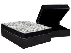 Cama Box Baú Filhão +Colchão D45 Airtech150 Ortobom