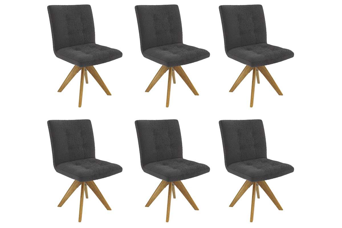 Cadeira Jantar Nice 1C001CA Premium Madeira Maciça Kit 6 Un Kappesberg