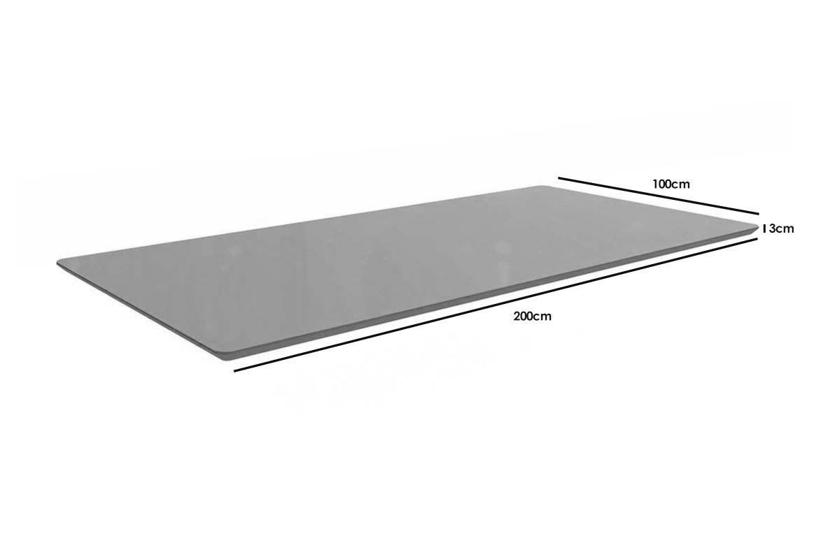 Sala Jantar Mesa Mira Premium Madeira Maciça c/ Tampo Madeirado c/ Vidro 200x100cm e 6 Cadeiras Alice - Kappesberg