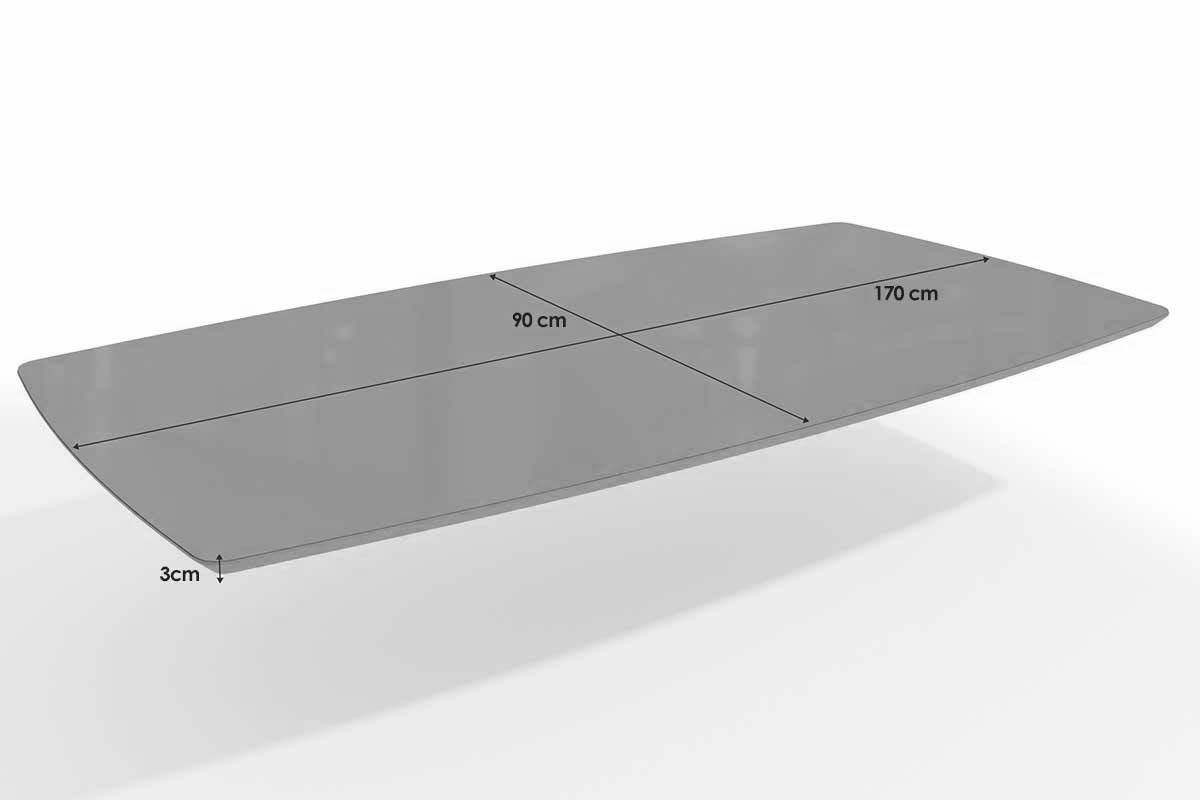 Sala Jantar Mesa Mila Premium Madeira Maciça c/ Tampo Madeirado c/ Vidro 170x90cm e 6 Cadeiras Lila - Kappesberg