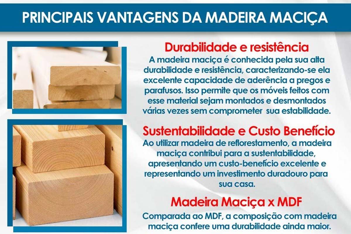 Sala Jantar Mesa Mila Premium Madeira Maciça c/ Tampo Madeirado c/ Vidro 170x90cm e 6 Cadeiras Lila - Kappesberg