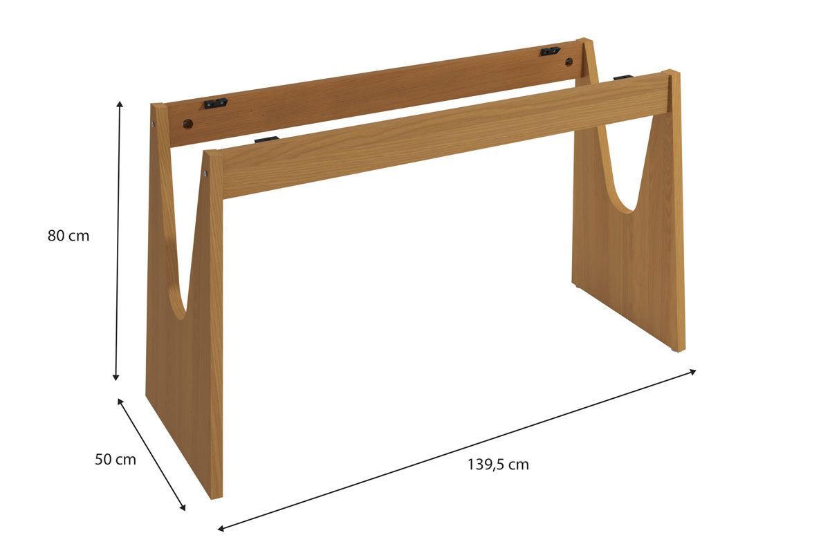 Sala Jantar Mesa Mila Premium Madeira Maciça c/ Tampo Madeirado c/ Vidro 160x90cm e 6 Cadeiras Lola - Kappesberg