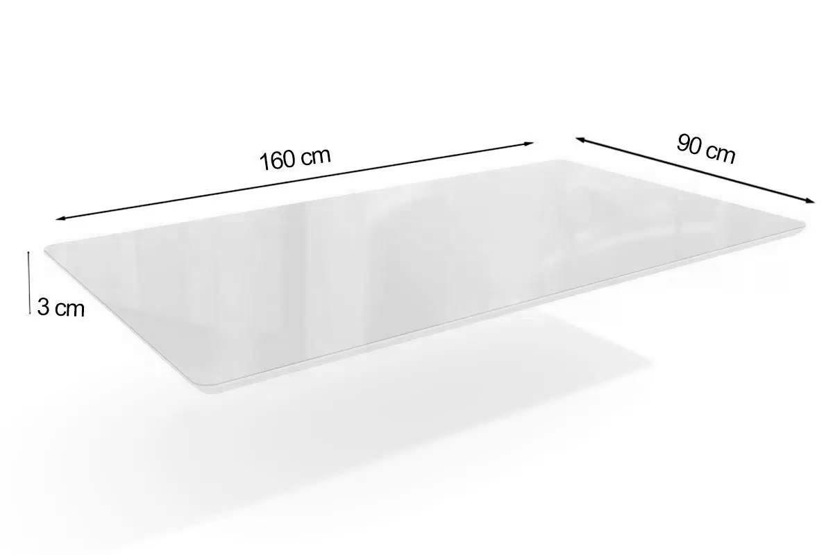 Sala Jantar Mesa Elma Premium Madeira Maciça c/ Tampo Madeirado c/ Vidro 160x90cm e 6 Cadeiras Lola - Kappesberg