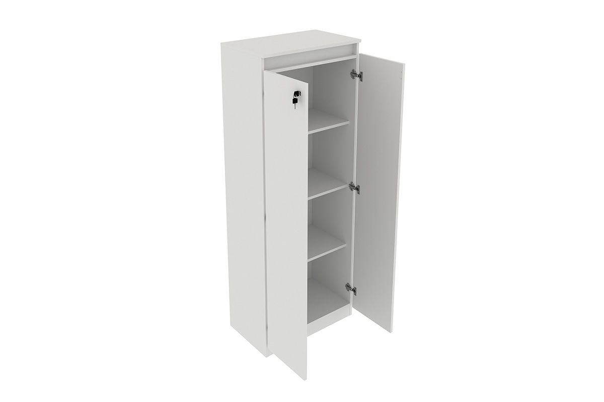 Armário Multiuso Lavanderia AM-3110 c/2 Portas c/Chave Tecno MobiliBranco Armário Multiuso Lavanderia AM-3110 c/2 Portas c/Chave Tecno MobiliBranco