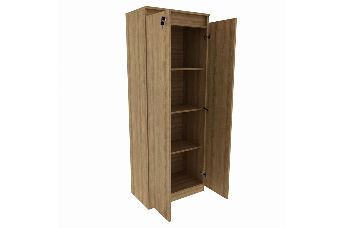 Armário Multiuso Lavanderia AM-3110 c/2 Portas c/Chave Tecno MobiliAmêndoa Armário Multiuso Lavanderia AM-3110 c/2 Portas c/Chave Tecno MobiliAmêndoa
