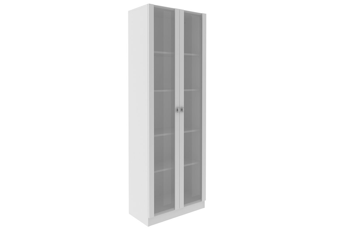 Armário Multiuso Lavanderia AM-3112 c/2 Portas c/Vidro Tecno MobiliBranco