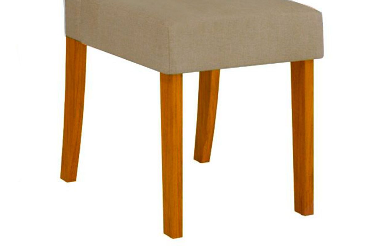 Sala de Jantar Completa Celeste c/ Tampo Madeirado Retangular 170x90cm e 6 Cadeiras Julia - DJ Móveis