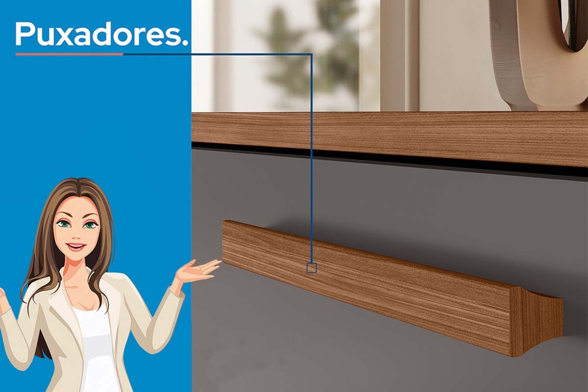 Cômoda Aruba 4 Gavetas S. Andirá