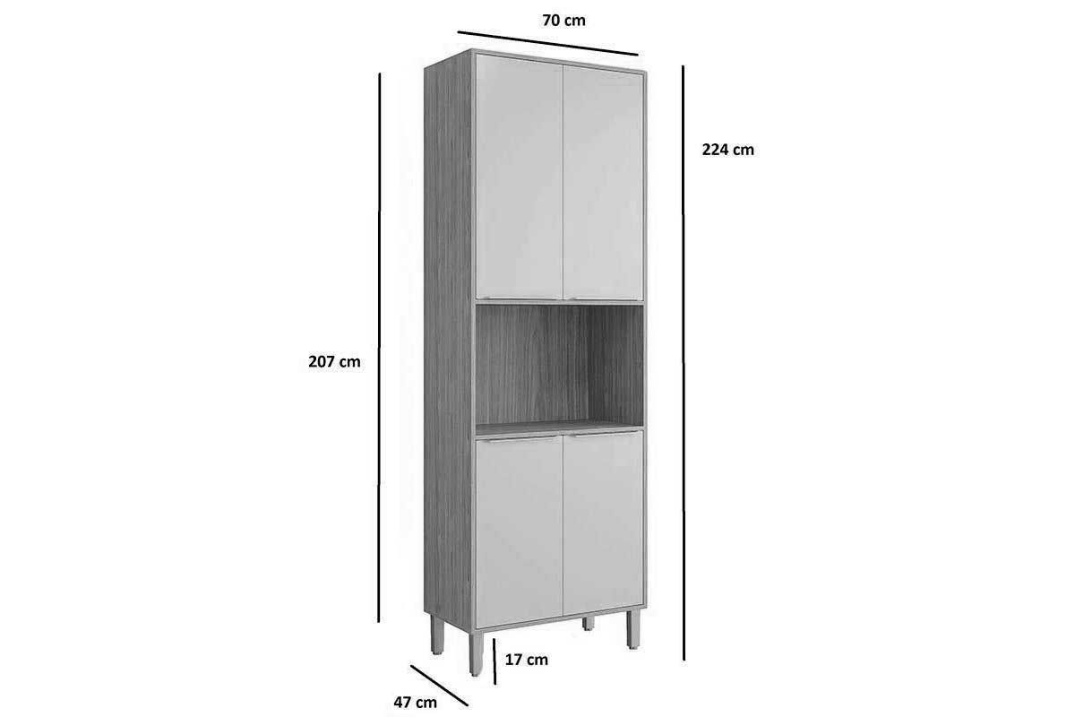 Cozinha Completa MGM 5 Peças Celeste C5P172