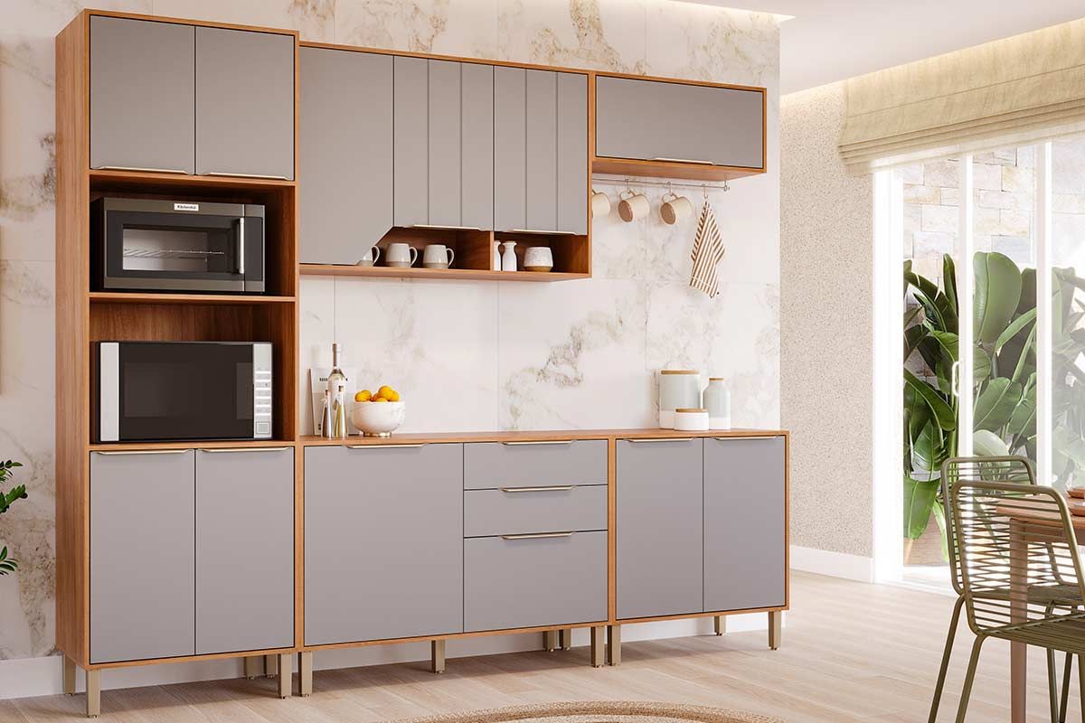 Cozinha Completa MGM 5 Peças Celeste C5P174