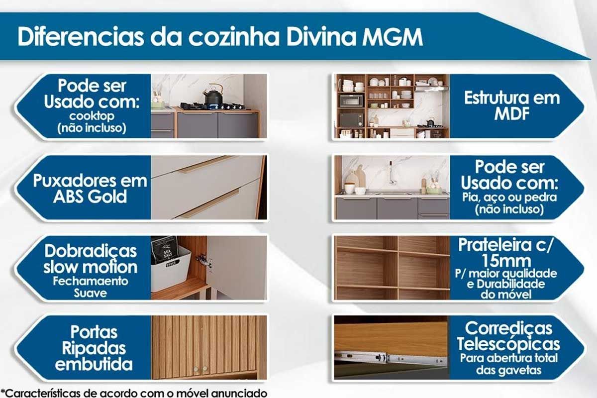 Cozinha Completa MGM 6 Peças Divina C6P140