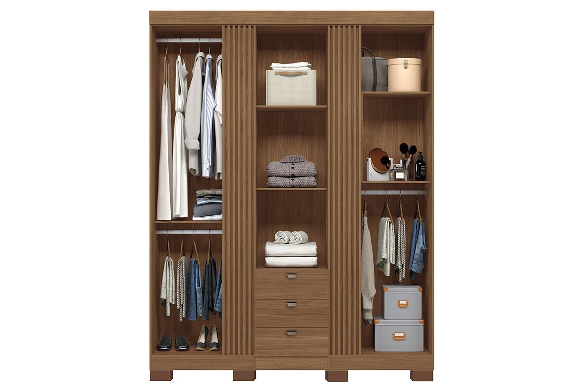 Conjunto Quarto Guarda Roupa + Cômoda QC236 S. Andirá
