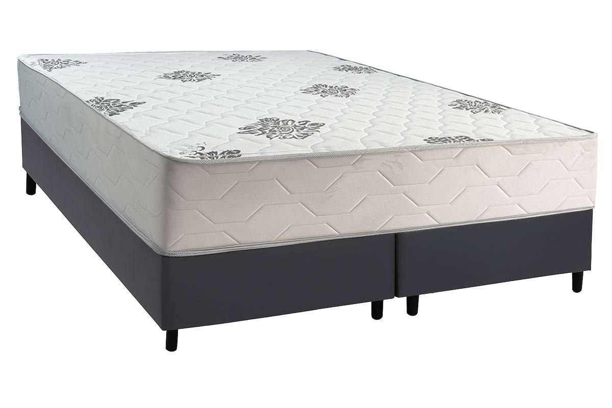 Cama Box CRC +Colchão Ortopédico Comfort Inovaflex