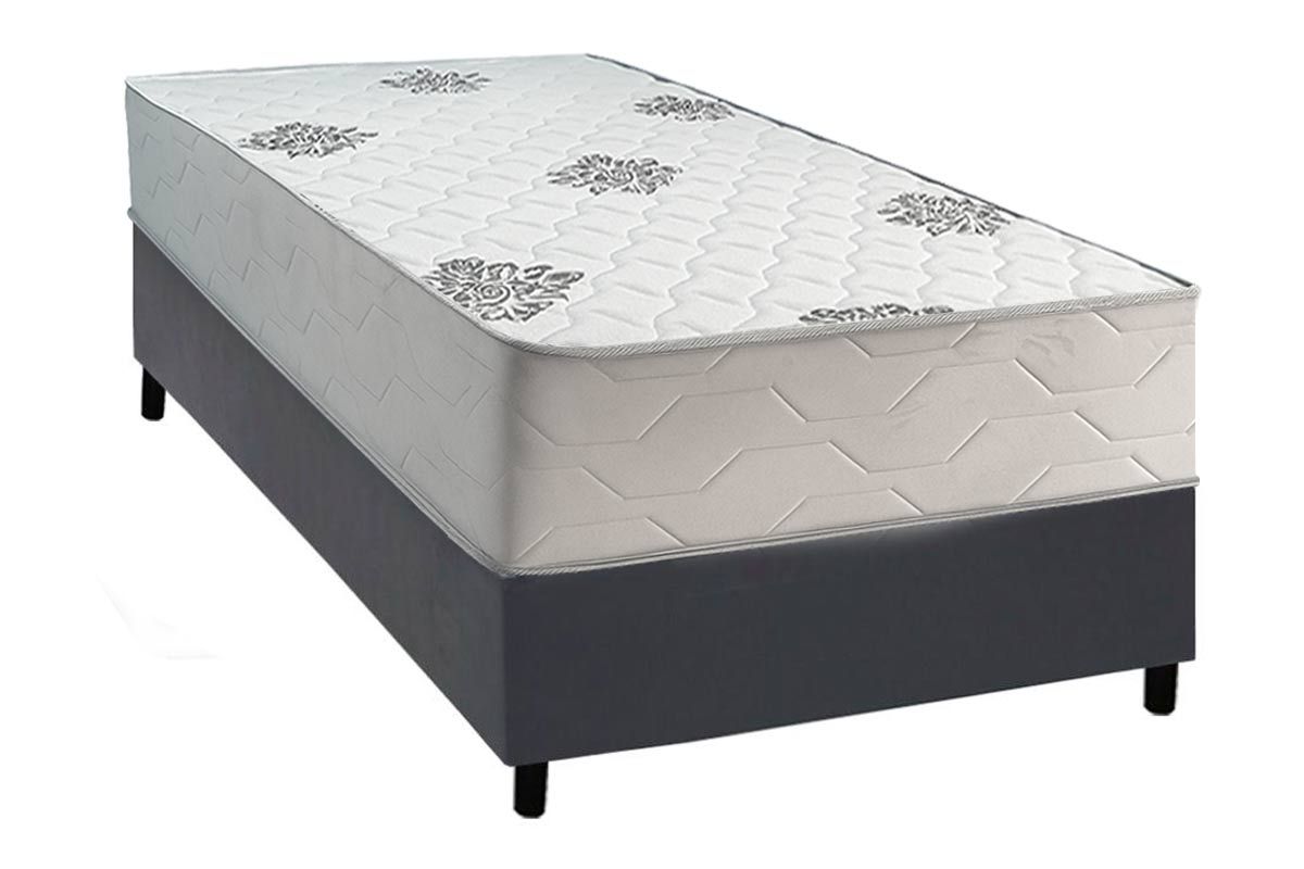 Cama Box CRC +Colchão Ortopédico Comfort Inovaflex