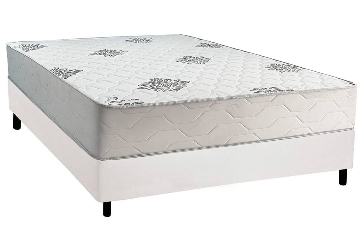 Cama Box CRC +Colchão Ortopédico Comfort Inovaflex
