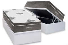 Cama Box Baú Filhão +Colchão Molas Essential Inovaflex