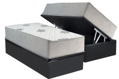Cama Box Baú Filhão +Colchão Ortopédico Comfort Inovaflex
