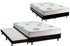 Cama Box c/Aux Filhão +Colchão Premium Inovaflex