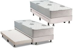 Cama Box c/Aux Filhão +Colchão Premium Inovaflex