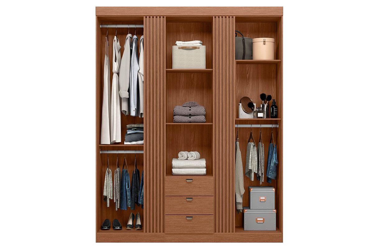 Conjunto Quarto Guarda Roupa + Cômoda QC261 S. Andirá