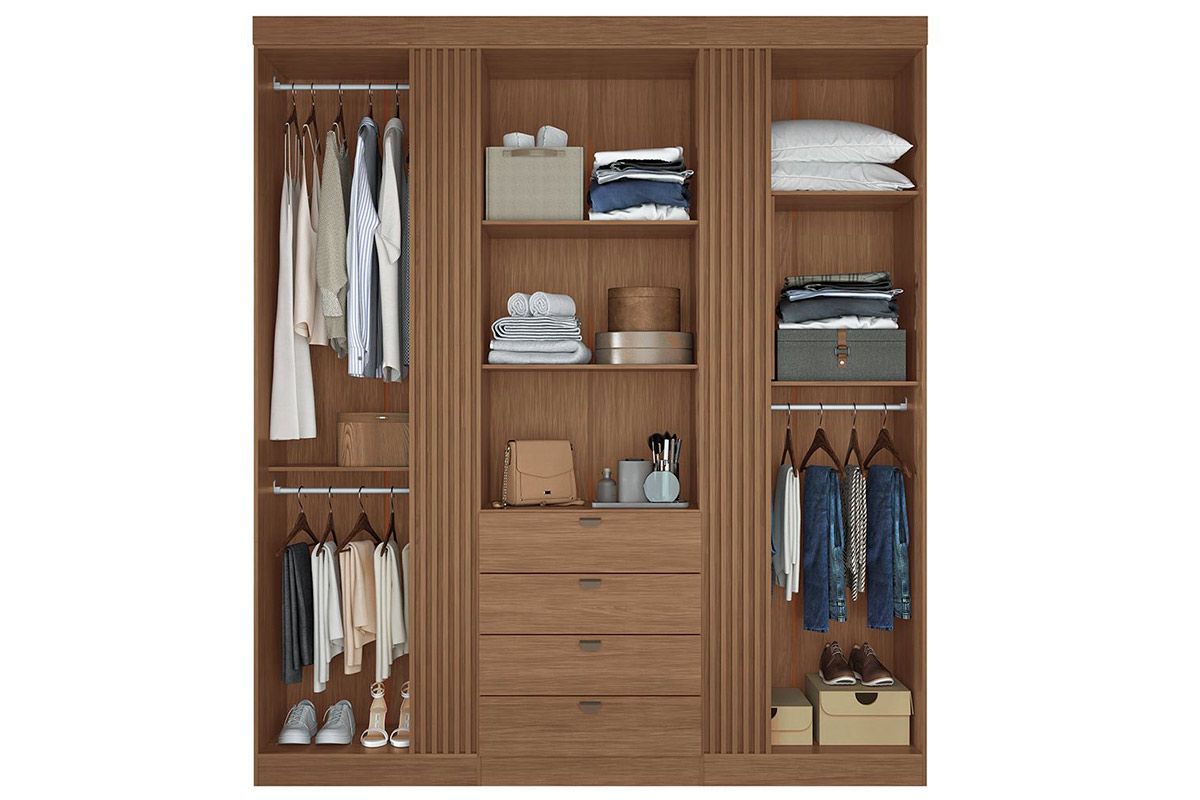 Conjunto Quarto Guarda Roupa + Cômoda QC283 S. Andirá