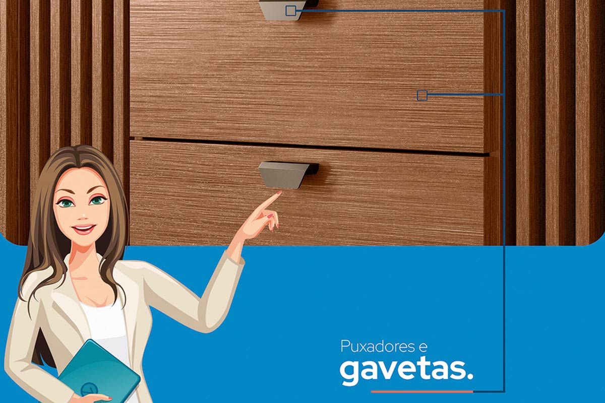 Conjunto Quarto Guarda Roupa + Cômoda QC289 S. Andirá