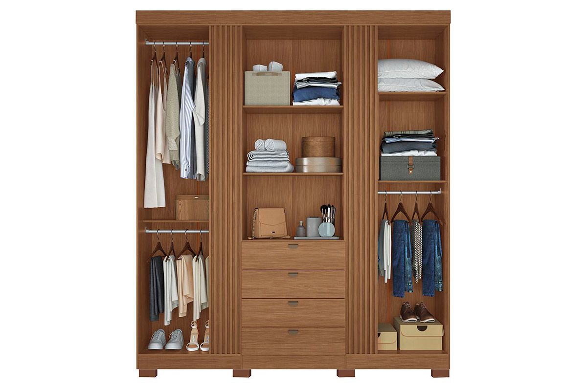 Conjunto Quarto Guarda Roupa + Cômoda QC291 S. Andirá
