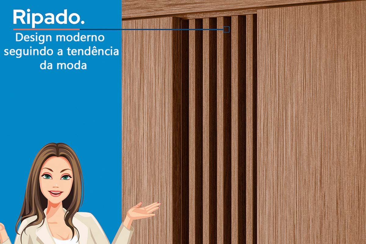 Conjunto Quarto Guarda Roupa + Cômoda QC295 S. Andirá