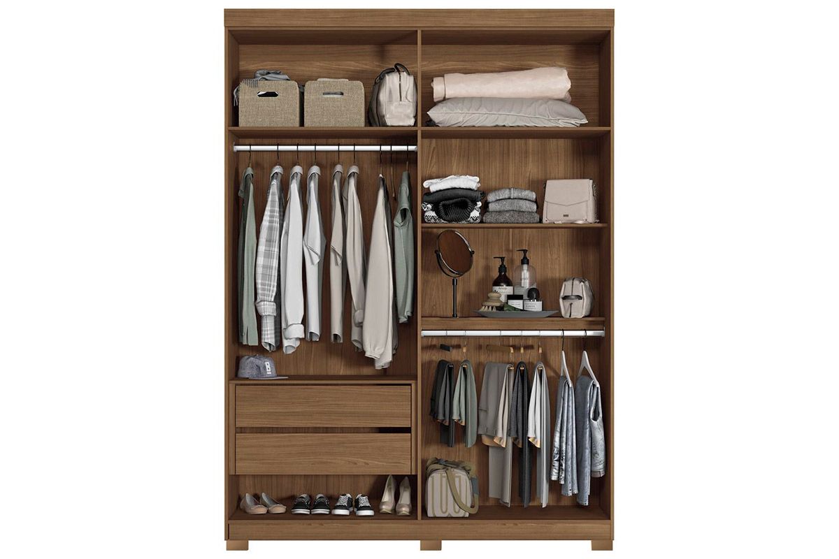 Conjunto Quarto Guarda Roupa + Cômoda QC312 S. Andirá